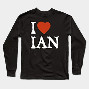 I Love Ian Long Sleeve T-Shirt